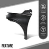G-PLUS Front Left Driver Side Fender Compatible with Buick Encore GX Preferred 2020-2024 Fit Buick Encore GX (submodel: Essence, Select) 2020-2023 42766486, 42733024, GM1240419 Black