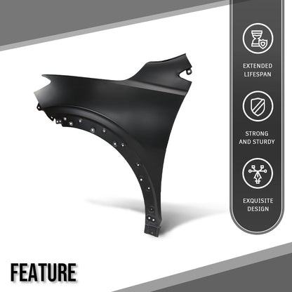 G-PLUS Front Left Driver Side Fender Compatible with Buick Encore GX Preferred 2020-2024 Fit Buick Encore GX (submodel: Essence, Select) 2020-2023 42766486, 42733024, GM1240419 Black