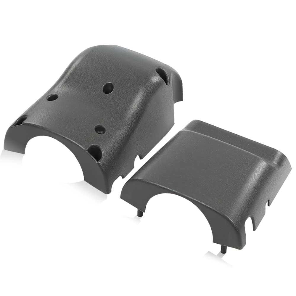 G-PLUS Steering Column Cover TILT Lens Lower & Upper Gray Compatible with Toyota 4Runner Pickup 1990-1995, 45286-35330, 45287-04020, 45286-04020, 45286-35360