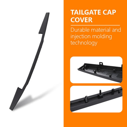 G-PLUS Complete Tailgate Cap Molding Trim Compatible with 2017-2020 Ford Super Duty F250 F350 (with Integrated Tailgate Step ONLY) 324099266144