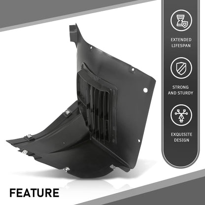G-PLUS Wheel Housing Fender Liner Left Front Compatible with Porsche Panamera 2010-2016 97050412323