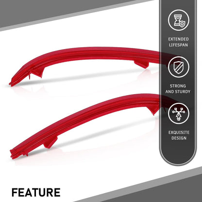 G-PLUS Rear Bumper Reflector Light Tail Lamp Case Left&Right Compatible with Honda Accord 2018-2022 33555TVAA01, HO1184113