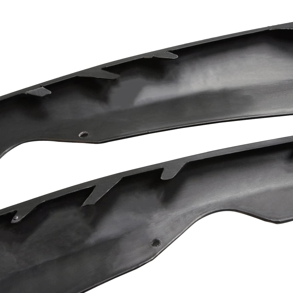 G-PLUS Air Dam Deflector 2 PCS Compatible with Ford Fusion 2013 2014 2015 2016 Front Bumper Lower Valance Panel Driver & Passenger Side Replace OEM FO1017101