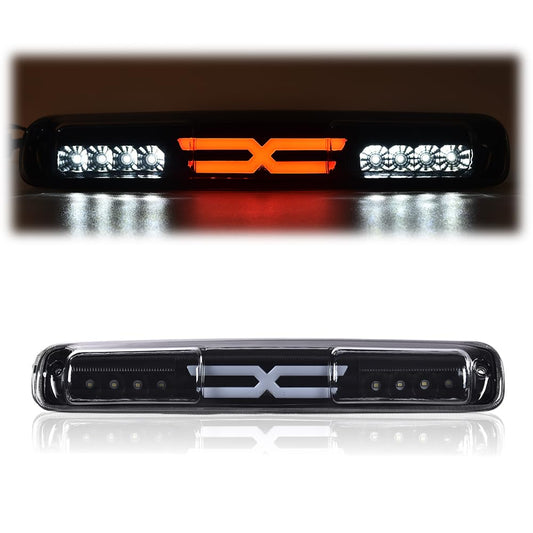 G-PLUS Third TailType X Brake Light High Mount Stop Lamp Reverse Light Turn Signal Light Compatible with 99-06 Chevy Silverado/GMC Sierra 1500 2500 3500 & HD Models 5978318 16525205