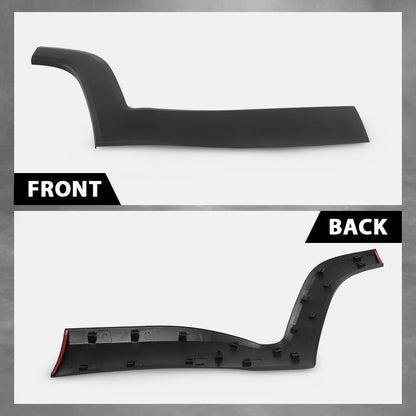 G-PLUS Rear Door Molding Fender Flare Trim Compatible with Jeep Renegade 2015-2021 Fender Flares Wheel Opening Panel Right Side 5VX88LXHAA, CH1505109