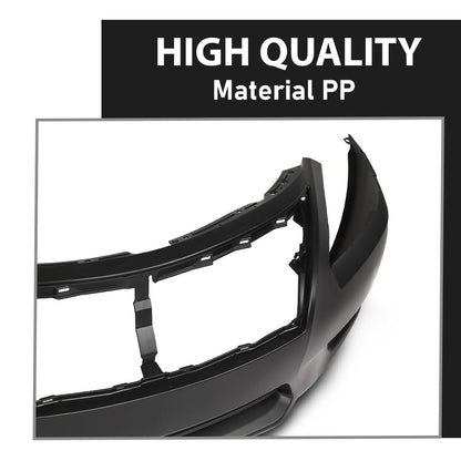 G-PLUS Front Bumper Cover Primed Fit Nissan Altima Base, S, SL, SV 2013-2015 w/Tow Hook Hole & Fog Light Holes w/o License Plate Provision & Parking, 620223TA0H