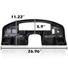 G-PLUS Dashboard Dash Panel Bezel, Compatible with Ford F150 F250 F350 Super Duty 1992 1993 1994 1995 1996 1997 W/Gas Engine Dash Cover ABS Plastic Adhesive