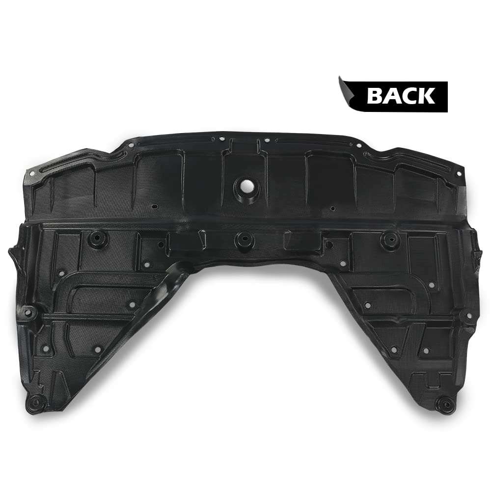 G-PLUS Front Engine Splash Shield Compatible with Nissan Rogue Special Edition 2019-2020/ Rogue (submodel: S, SL, SV) 2014-2020 758924BA0A, NI1228150