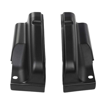 G-PLUS Outer Rocker Panels Compatible with Ford F150 2009-2014 4 Door Crew Cab Black