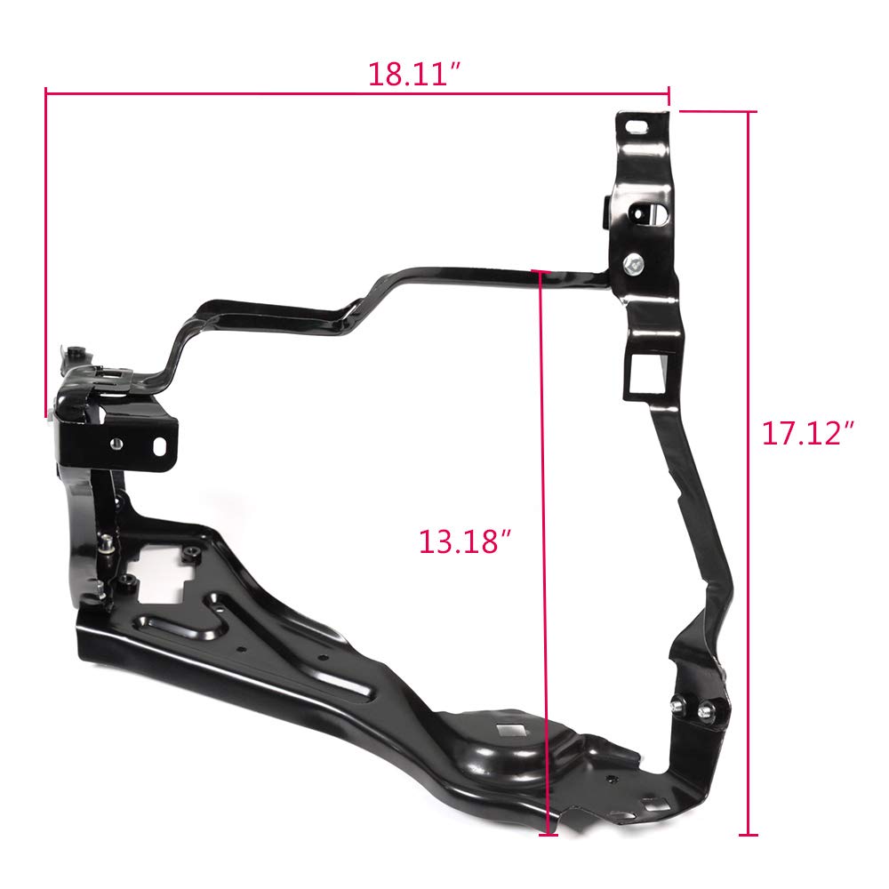G-PLUS Headlight Lamp Mount Bracket Left Driver & Right Passenger Side Headlight Lamp Bracket A2046200991/A2046200191