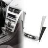 G-PLUS Radio Dash Bezel Trim Vent Compatible with Chevy Malibu 2008-2012 Sliver & Black Car Radio Dashboard Cover