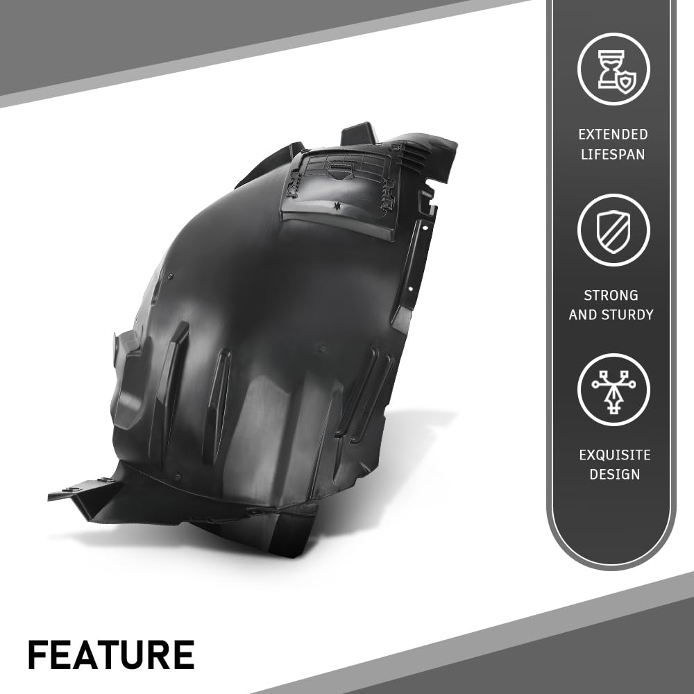 G-PLUS Front Left Fender Liner Inner Assembly, Compatible with Benz GLE350d GLE450 4Matic 2016/ GLE43 GLE63 2016-2019, Driver Side, 2926900030, MB1248194