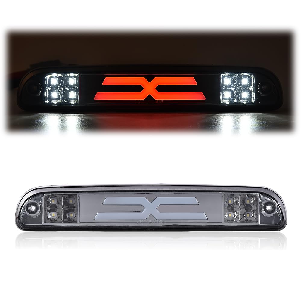 G-PLUS LED Third Type X High Mount Brake Stop Light Compatible with 1993-2011 Ranger 1999-2016 F250 F350 F450 F550 Super Duty 1995-2003 Mazda B2300 B2500 B3000 B4000 CC3Z13A613B