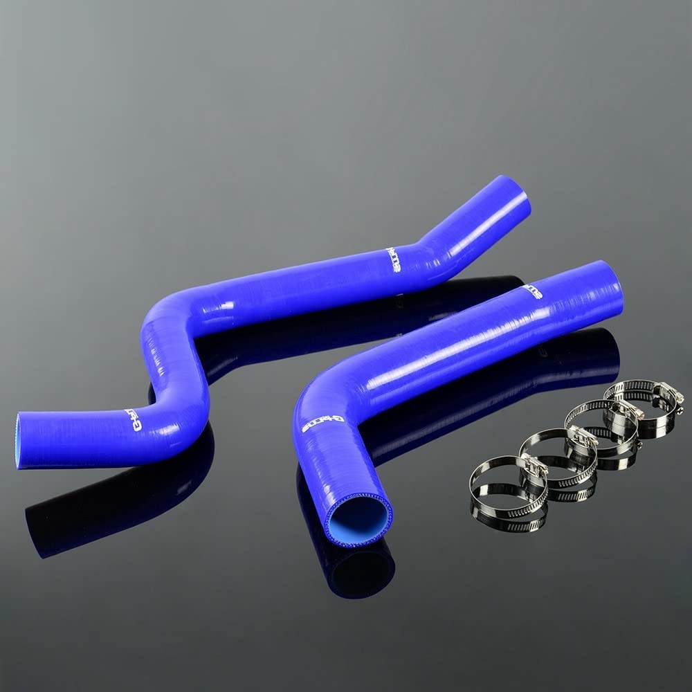 G-PLUS Coolant Silicone Radiator Hose Kit Compatible With Chevy Camaro/Firebird 1967-1969 68 Blue