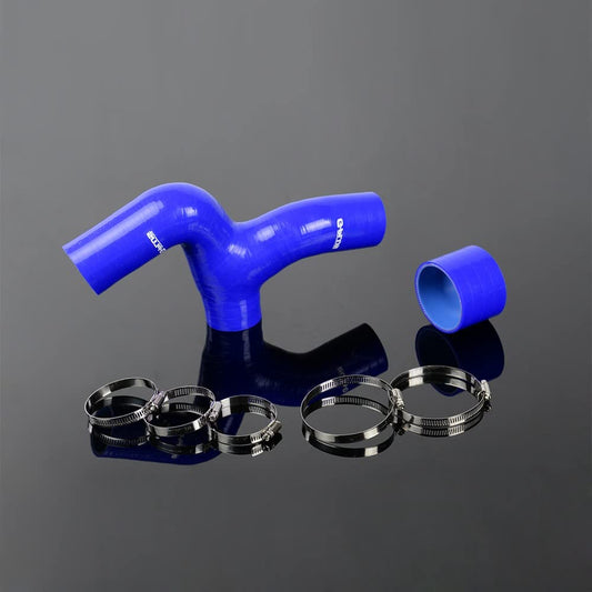 G-PLUS Silicone Intercooler Hose Y Pipe Clamps kit Compatible With 1996-2000 Subaru Impreza WRX GC8 EJ20 MK3-6 2PCS,Blue
