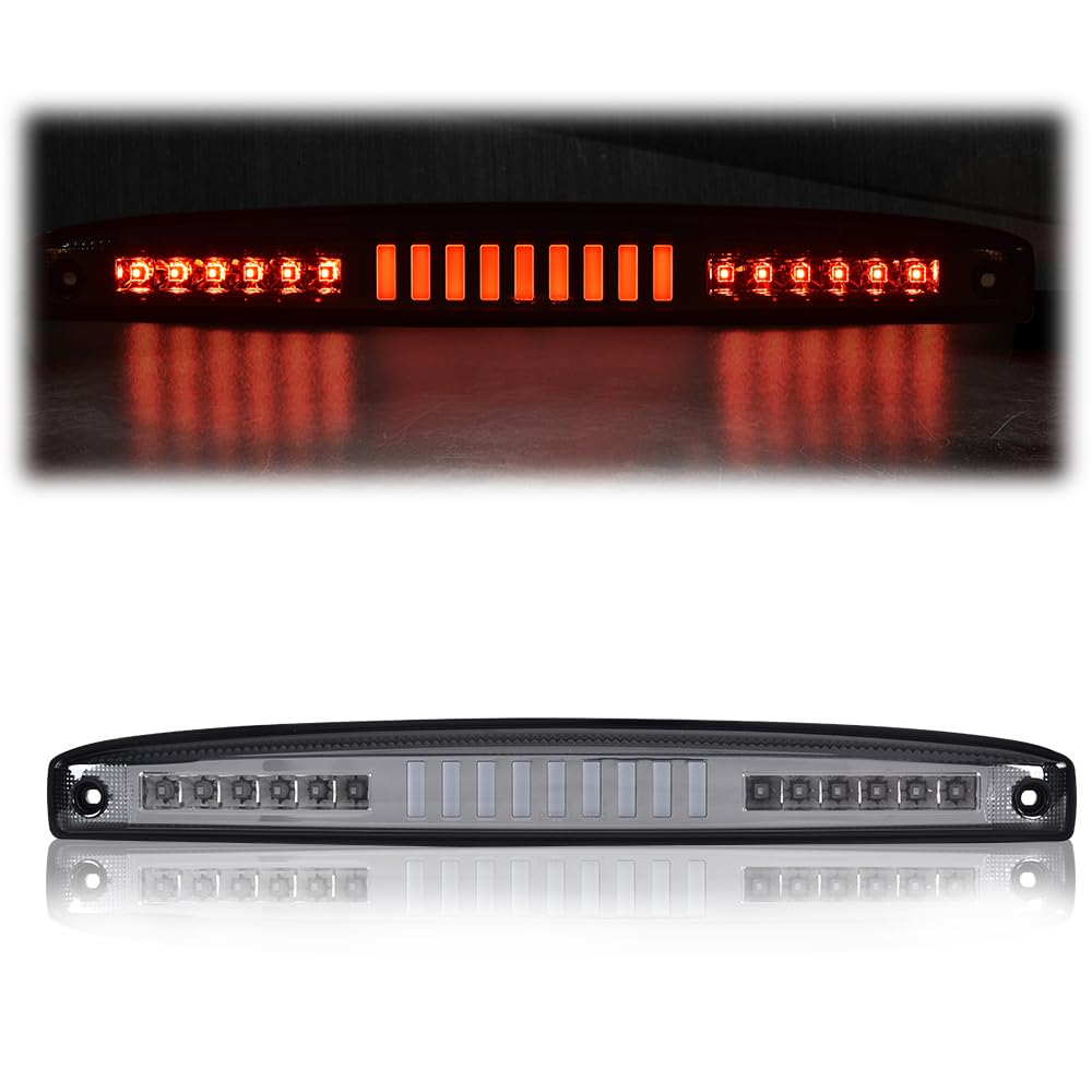 G-PLUS LED Tailgate High Mounted Brake Light Compatible with 2003-2006 Dodge Ram 2500 3500 Rear Center Tailgate Lamp I Brake Light Replacement 05086509AA