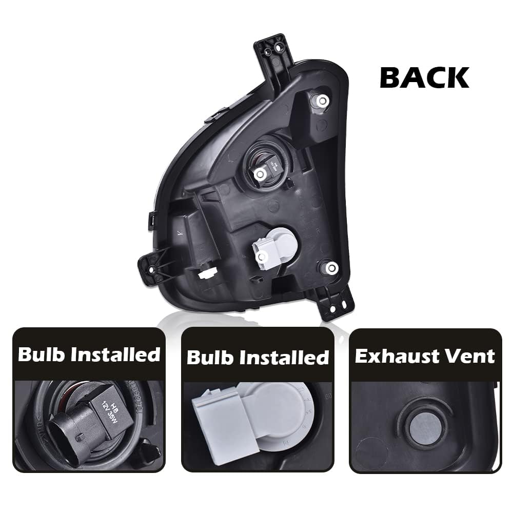 G-PLUS Front Bumper Fog Lights w/Signal Compatible with Chevy Equinox 2018 2019 2020 Clear Lens Driver & Passenger Side Fog Lamps 84226249 84226250 neblineros para autos delantero, faros antiniebla
