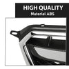 G-PLUS Front Black Chrome Bumper Grille Assembly Compatible with Subaru XV Crosstrek 2013-2015 91122FJ020