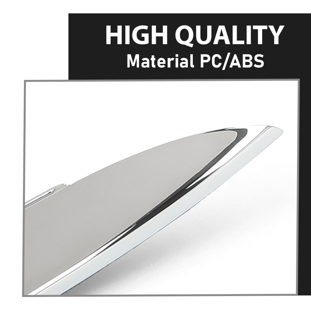 G-PLUS Front Right Bumper Lower Chrome Molding Compatible with Benz E350 4Matic / Base Coupe 2014 Fit Benz E550 Base 2014-2017 2078850874, MB1047131 Silver