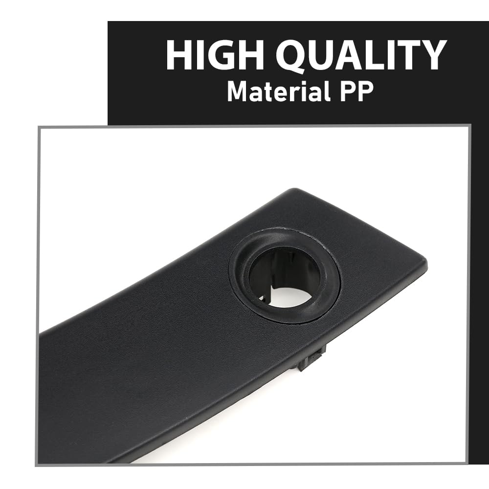 G-PLUS Front Left Wheel Arch Fender Trim Molding with Sensor Hole Compatible with Range Rover Evoque 2012-2019,Fit for Models With Active Park Assist System