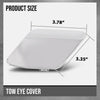 G-PLUS Front Right Side Bumper Tow Hook Eye Cover Compatible with Benz ML400 4Matic 2015 / ML550 4Matic 2013 Fit Benz ML550 Base 2012-2015 1668851223, MB1029126 Silver