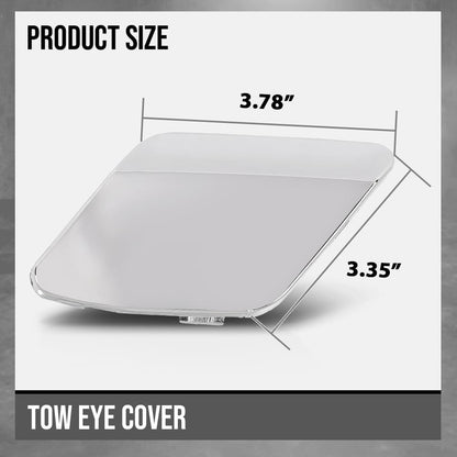 G-PLUS Front Right Side Bumper Tow Hook Eye Cover Compatible with Benz ML400 4Matic 2015 / ML550 4Matic 2013 Fit Benz ML550 Base 2012-2015 1668851223, MB1029126 Silver