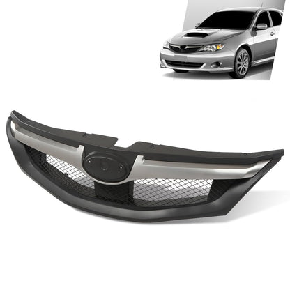 G-PLUS Front Bumper Grille Grill Assembly Compatible with Subaru Impreza STi WRX 2.5L H4 Turbo 2008-2010 91121FG061 ABS