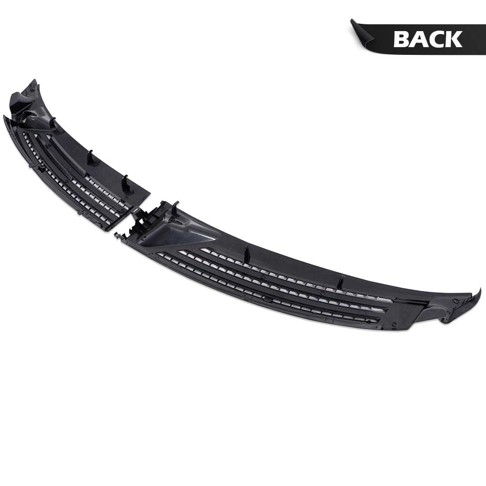 G-PLUS Outer Windshield Window Wiper Cowl Cover Panel 2Pcs Compatible with Ford F150 2004-2008 Outer Wiper Cowl Vent Grille Left & Right Kit 4L3Z-15022A69-AA 4L3Z-15022A68-BA