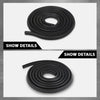 G-PLUS Trunk Seal Weatherstrip Soft Rubber Compatible with Buick 1964-1974,Compatible with Chevy 1962-1974,Fit Olds 1964-1972,Fit Pontiac 1964-1972 Black