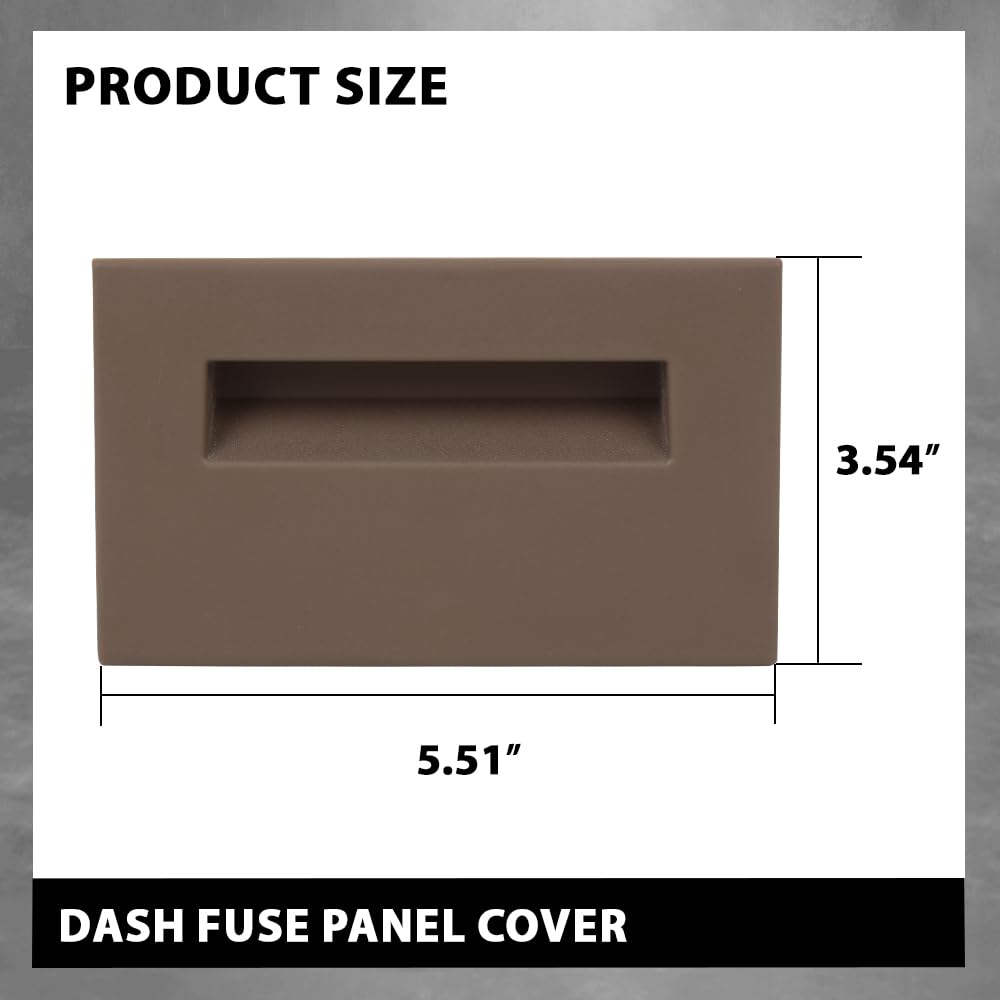 G-PLUS Dash Fuse Panel Cover Compatible with Chevy & GMC Truck 1988-1994/Fit Chevy Blazer GMC Yukon 1992-1994/Fit GMC Yukon Suburban 1992-1994 Beige