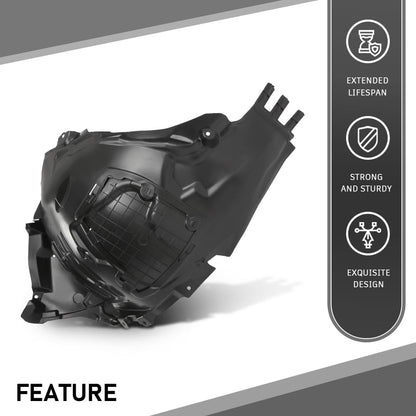 G-PLUS Fender Liner Front Driver Left Side Compatible with Benz C300 C400 C43 C450 C63 2016-2021 2056903301, MB1248181