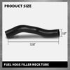 G-PLUS Fuel Hose Tank Filler Neck Tube Compatible with Nissan Hardbody Pickup D21 1986-1997 Black 1722801G01, 17228-01G01