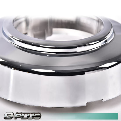 G-PLUS Front Wheel Center Cap Compatible with 94-08 4WD Van E150 E250 E350 F250 F350,Replacement Hub Cap Silver (2Pcs)
