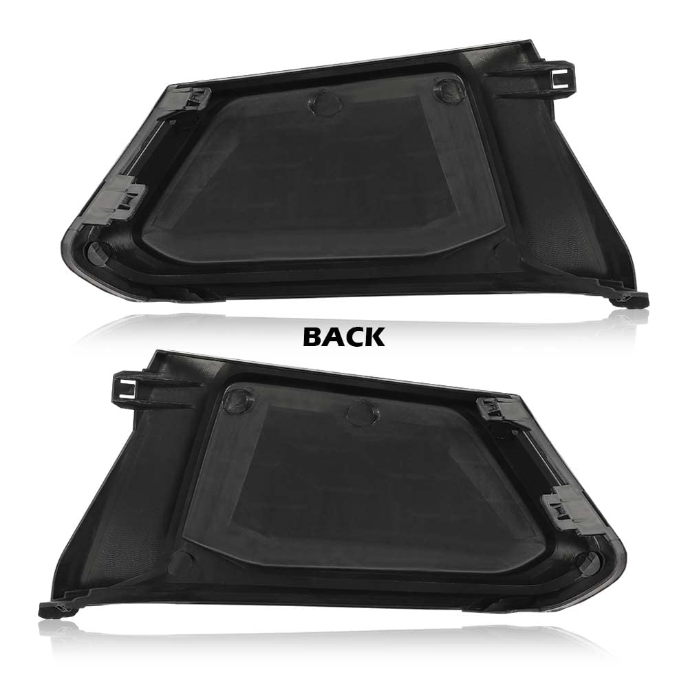 G-PLUS Driver & Passenger Side Fog Light Cover Set Compatible with 2019 2020 2021 NISSAN ALTIMA S SR NI1038163, NI1039163, NI1038163C, NI1039163C, NI1038163V, NI1039163V