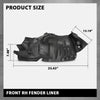 G-PLUS Fender Liner Front Right Side Compatible with Benz E350 E550 Base 4Matic 2-Door Coupe Convertible 2010-2013 2076901730
