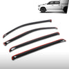 G-PLUS in-Channel Auto Vent Window Visor 4pcs Compatible with Dodge Ram 1500 Crew Cab 2019-2025 Not Fit Classic Body Style or Quad Cab in-Channel Rain Guards Smoke
