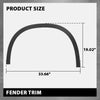 G-PLUS Fender Trim Front Driver and Passenger Side Compatible with Benz GLA250 (submodel: 4Matic, Base) 2015-2020,Fit Benz GLA45 AMG 4Matic 2015-2019 1568852322
