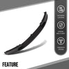 G-PLUS Front Bumper Lip Splitter Spoiler Fit BMW 3 Series 4 Door Sedan and 5 Door Wagon 2012-2018, Not Fit Model with Regular Non-M Sport Bumper Bumper Performance Front Lip Splitter Black