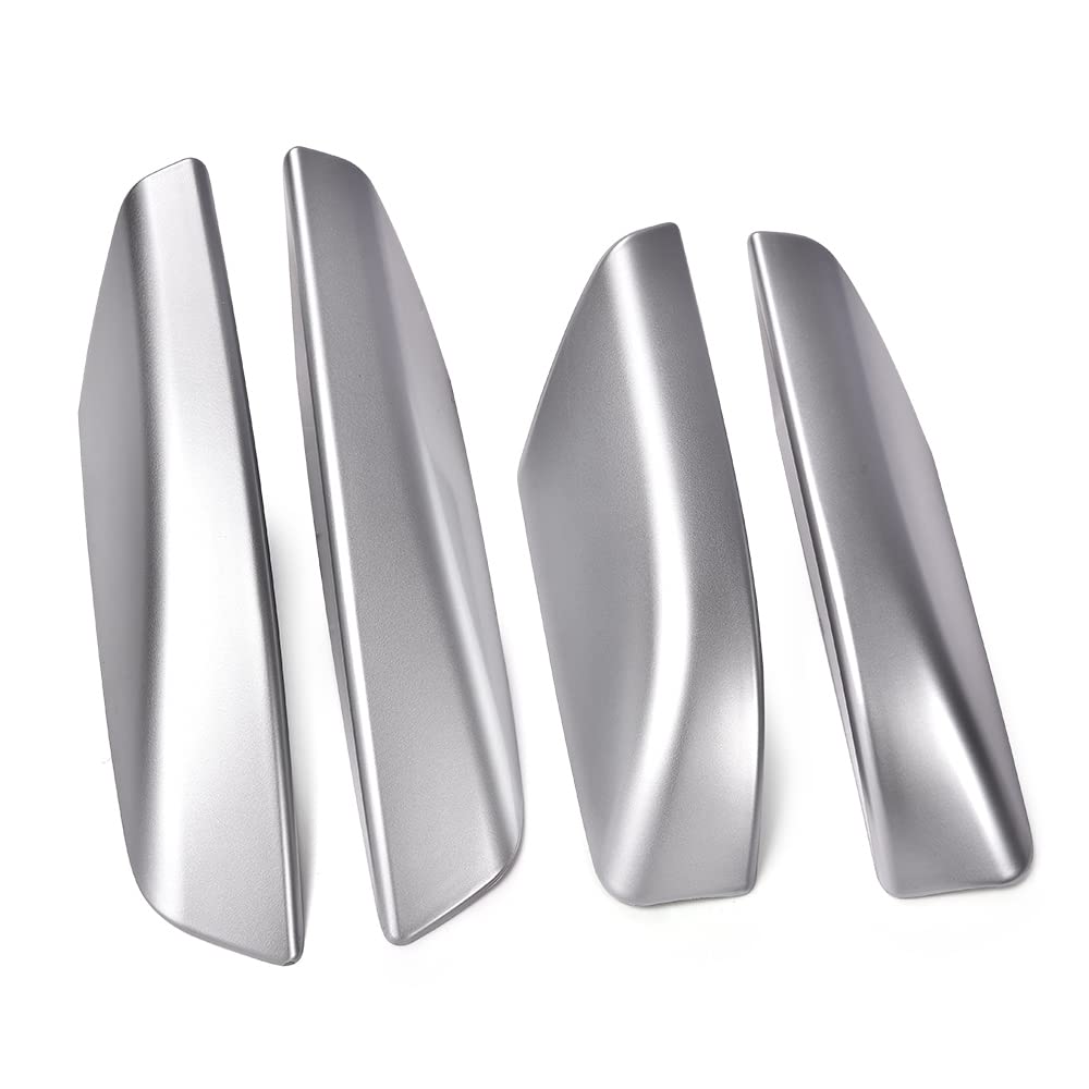 G-PLUS Roof Rack Bar Rail End Cover Shell Cap Compatible with 2003-2009 Toyota 4Runner,Roof Rail Rack 4Pcs (Silver)