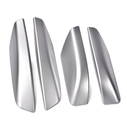 G-PLUS Roof Rack Bar Rail End Cover Shell Cap Compatible with 2003-2009 Toyota 4Runner,Roof Rail Rack 4Pcs (Silver)
