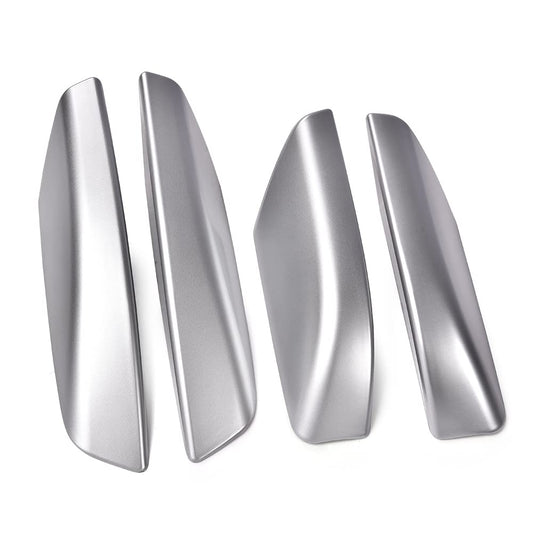 G-PLUS Roof Rack Bar Rail End Cover Shell Cap Compatible with 2003-2009 Toyota 4Runner,Roof Rail Rack 4Pcs (Silver)