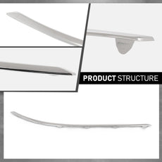 G-PLUS Front Bumper Trim Molding Pair for Benz C250 Coupe 2012-2015 Additional Angle