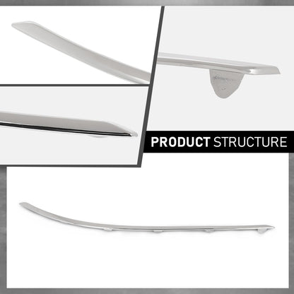 G-PLUS Front Bumper Trim Molding Left +Right Compatible with Benz C250 Base Coupe 2-Door 2012-2015,A2048853721