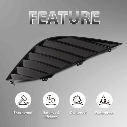 G-PLUS Front Bumper Fog Light Cover Bezel Right Passenger Side Compatible with Toyota Camry SE XSE 2018–2020 Fog Lamp Covers 8148106170 TO1039210