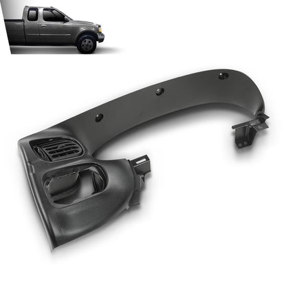 G-PLUS Dash Gauge Front Upper Instrument Cluster Bezel Trim Panel w/ 1 Switch Air Vent Compatible with Ford F150 1997-2003/Fits Ford Expedition 1997-2003 Black