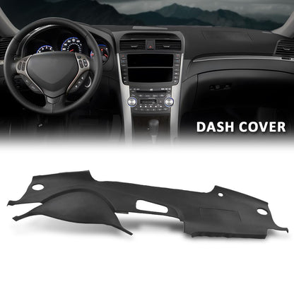 G-PLUS TPE Dashboard Dash Cover Cap Compatible with Acura TL 2004 2005 2006 2007 2008 Black