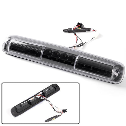 G-PLUS LED Third Brake Light Compatible with Chevy Silverado/GMC Sierra 1500 2500 3500 1999-2007 3rd High Mount Stop Lamp, Clear Lens Black Housing, 5978318 16525205 923240