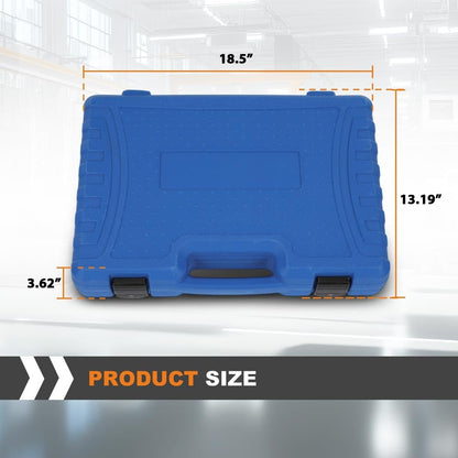G-PLUS 28Pcs Press Pull Sleeve Kit Compatible with The Removal and Installation of Bushes/Bearings and Seals Etc Silver