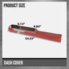 G-PLUS TPE Front Upper Dash Cover DashBoard Compatible with Chevy Camaro 1979-1981 Red