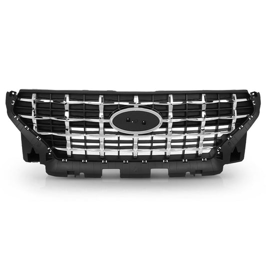 G-PLUS Front Bumper Upper Grille Grill w/Chrome Trim Compatible with Hyundai Venue 2020 2021 2022 2023 86350K2010